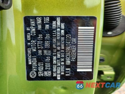 Zdjęcie 13 z 13 samochodu: 2022 HYUNDAI VENUE SEL VIN:KMHRC8A39NU141120 - miniatura
