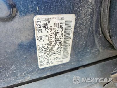 Zdjęcie 12 z 12 samochodu: 2016 NISSAN ROGUE VIN:JN8AT2MT1GW016344 - miniatura