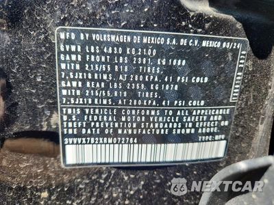 Zdjęcie 14 z 14 samochodu: 2024 VOLKSWAGEN TAOS SE VIN:3VVVX7B2XRM072764 - miniatura