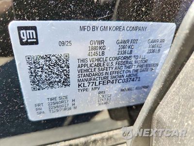 Zdjęcie 12 z 12 samochodu: 2026 CHEVROLET TRAX LS VIN:KL77LFEP4TC037471 - miniatura