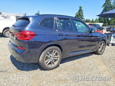 Trzecie zdjęcie samochodu z tyłu: 2019 BMW X3 SDRIVE30I VIN:5UXTR7C55KLF27604 - miniatura