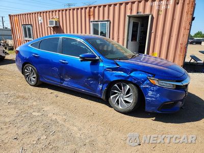Czwarte zdjęcie samochodu z boku: 2019 HONDA INSIGHT TOURING VIN:19XZE4F91KE003571 - miniatura