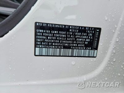 Zdjęcie 13 z 13 samochodu: 2016 VOLKSWAGEN JETTA SE VIN:3VWD67AJ9GM261678 - miniatura