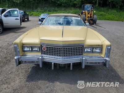 Piąte zdjęcie samochodu w środku: 1975 CADILLAC ELDORADO VIN:6L67S50420522 - miniatura