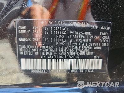 Zdjęcie 13 z 13 samochodu: 2026 SUBARU CROSSTREK PREMIUM VIN:4S4GUHD61T3769315 - miniatura