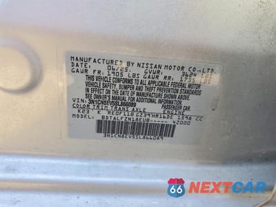 Zdjęcie 12 z 12 samochodu: 2025 NISSAN VERSA SV VIN:3N1CN8EV5SL866089 - miniatura