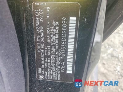 Zdjęcie 12 z 12 samochodu: 2008 BMW 760 LI VIN:WBAHN03538DD98899 - miniatura