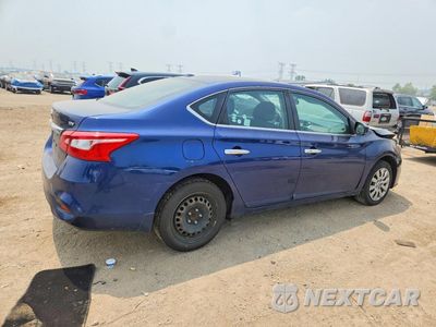 Trzecie zdjęcie samochodu z tyłu: 2017 NISSAN SENTRA SV VIN:3N1AB7AP8HY269628 - miniatura