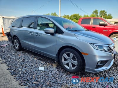 Czwarte zdjęcie samochodu z boku: 2019 HONDA ODYSSEY EXL VIN:5FNRL6H78KB116764 - miniatura