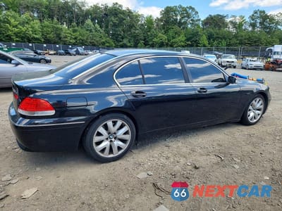 Trzecie zdjęcie samochodu z tyłu: 2003 BMW 745 LI VIN:WBAGN63413DR09490 - miniatura