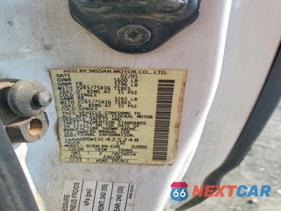 Zdjęcie 13 z 13 samochodu: 2005 NISSAN FRONTIER SE VIN:1N6AD06W15C425248 - miniatura