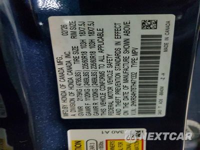 Zdjęcie 13 z 13 samochodu: 2026 HONDA CR-V VIN:2HKRS4H78TH471332 - miniatura