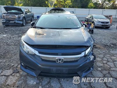 Piąte zdjęcie samochodu w środku: 2018 HONDA CIVIC EXL VIN:JHMFC1F73JX028281 - miniatura