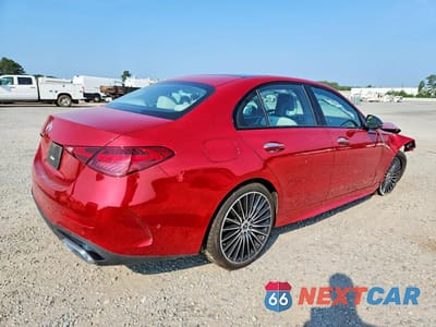 Trzecie zdjęcie samochodu z tyłu: 2024 MERCEDES-BENZ C 300 VIN:W1KAF4GB8RR187066 - miniatura