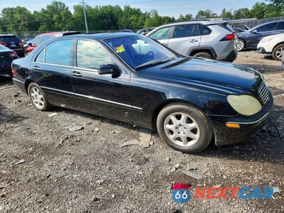 Czwarte zdjęcie samochodu z boku: 2001 MERCEDES-BENZ S 500 VIN:WDBNG75J81A183234 - miniatura