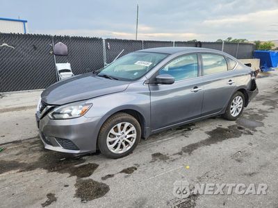 2019 NISSAN SENTRA SV 3N1AB7AP9KL603590 - główne zdjęcie licytacji z USA - miniatura