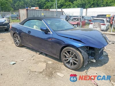 Czwarte zdjęcie samochodu z boku: 2022 BMW 430I VIN:WBA23AT04NCJ52531 - miniatura