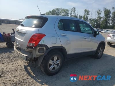 Trzecie zdjęcie samochodu z tyłu: 2017 CHEVROLET TRAX LS VIN:KL7CJNSB9HB066596 - miniatura