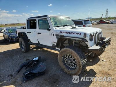 Czwarte zdjęcie samochodu z boku: 2020 JEEP GLADIATOR RUBICON VIN:1C6JJTBG5LL167106 - miniatura