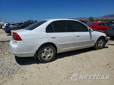 Trzecie zdjęcie samochodu z tyłu: 2003 HONDA CIVIC HYBRID VIN:JHMES96633S017026 - miniatura