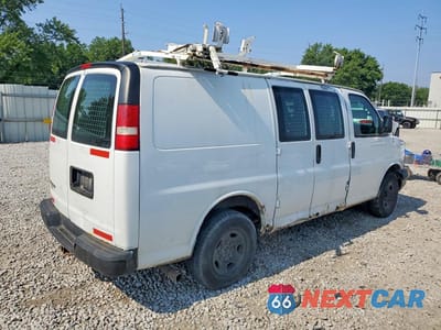 Trzecie zdjęcie samochodu z tyłu: 2012 CHEVROLET EXPRESS VIN:1GCWGFCA4C1163942 - miniatura