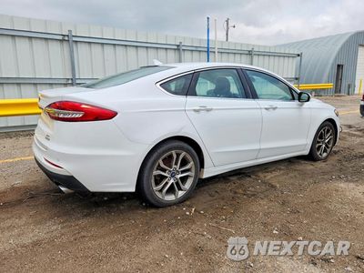 Trzecie zdjęcie samochodu z tyłu: 2019 FORD FUSION SEL VIN:3FA6P0CD2KR150673 - miniatura