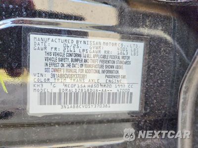 Zdjęcie 12 z 12 samochodu: 2025 NISSAN SENTRA SV VIN:3N1AB8CV0SY370381 - miniatura