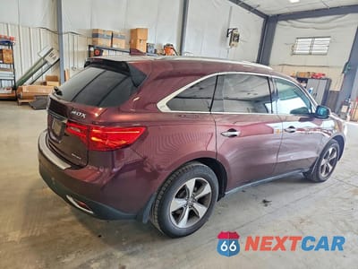 Trzecie zdjęcie samochodu z tyłu: 2016 ACURA MDX VIN:5FRYD4H23GB022380 - miniatura