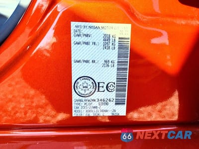 Zdjęcie 12 z 12 samochodu: 2021 NISSAN ALTIMA PLATINUM VIN:1N4BL4FW2MN346262 - miniatura