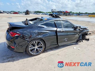 Trzecie zdjęcie samochodu z tyłu: 2019 INFINITI Q60 3.0T LUXE VIN:JN1EV7EK3KM231080 - miniatura