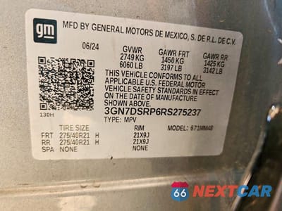 Zdjęcie 13 z 13 samochodu: 2024 CHEVROLET EQUINOX 2RS VIN:3GN7DSRP6RS275237 - miniatura