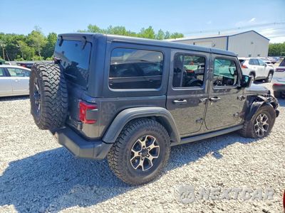 Trzecie zdjęcie samochodu z tyłu: 2021 JEEP WRANGLER UNLIMITED RUBICON VIN:1C4HJXFN2MW611338 - miniatura