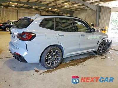Trzecie zdjęcie samochodu z tyłu: 2022 BMW X3 XDRIVE30I VIN:5UX53DP02N9J32026 - miniatura