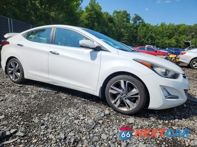 Czwarte zdjęcie samochodu z boku: 2014 HYUNDAI ELANTRA LIMITED VIN:5NPDH4AE5EH488156 - miniatura