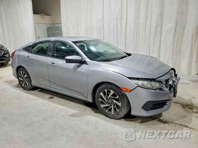 Czwarte zdjęcie samochodu z boku: 2018 HONDA CIVIC EX VIN:2HGFC2F77JH525203 - miniatura