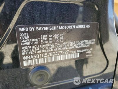 Zdjęcie 12 z 12 samochodu: 2014 BMW 535 I VIN:WBA5B1C57ED477227 - miniatura