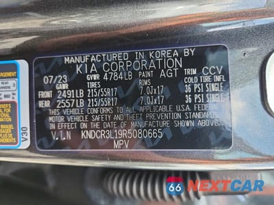 Zdjęcie 12 z 12 samochodu: 2024 KIA NIRO WIND VIN:KNDCR3L19R5080665 - miniatura