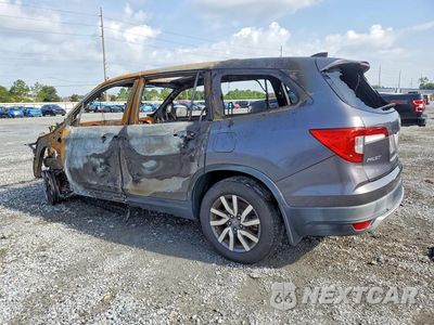 Drugie zdjęcie samochodu z przodu: 2019 HONDA PILOT EXL VIN:5FNYF6H59KB062831 - miniatura