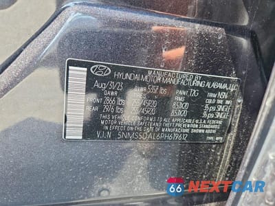Zdjęcie 12 z 12 samochodu: 2023 HYUNDAI SANTA FE CALLIGRAPHY VIN:5NMS5DAL6PH619612 - miniatura