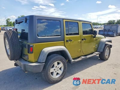 Trzecie zdjęcie samochodu z tyłu: 2007 JEEP WRANGLER X VIN:1J4GA39167L190219 - miniatura