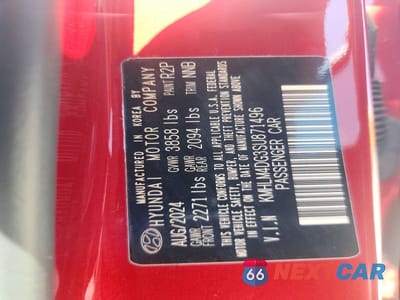 Zdjęcie 12 z 12 samochodu: 2025 HYUNDAI ELANTRA SEL SPORT VIN:KMHLM4DG3SU871496 - miniatura