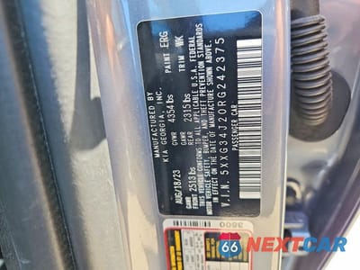 Zdjęcie 12 z 12 samochodu: 2024 KIA K5 EX VIN:5XXG34J20RG242375 - miniatura