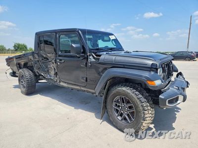 Czwarte zdjęcie samochodu z boku: 2023 JEEP GLADIATOR SPORT VIN:1C6HJTAG6PL533869 - miniatura