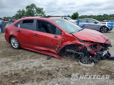 Czwarte zdjęcie samochodu z boku: 2021 TOYOTA COROLLA LE VIN:5YFHPMAE1MP177832 - miniatura