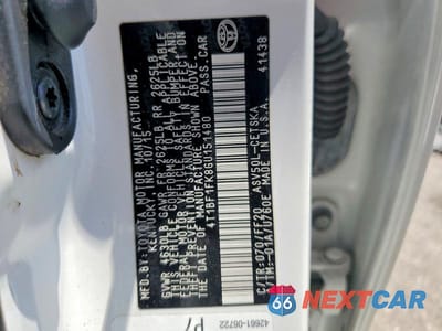 Zdjęcie 13 z 13 samochodu: 2016 TOYOTA CAMRY BASE VIN:4T1BF1FK8GU151480 - miniatura