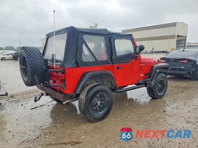 Trzecie zdjęcie samochodu z tyłu: 1997 JEEP WRANGLER / TJ SE VIN:1J4FY29P7VP401830 - miniatura