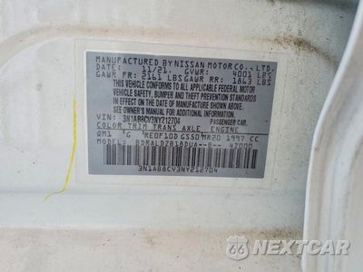 Zdjęcie 12 z 12 samochodu: 2022 NISSAN SENTRA SV VIN:3N1AB8CV3NY212704 - miniatura