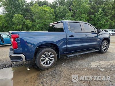 Trzecie zdjęcie samochodu z tyłu: 2020 CHEVROLET SILVERADO C1500 LT VIN:3GCPWCED8LG144860 - miniatura