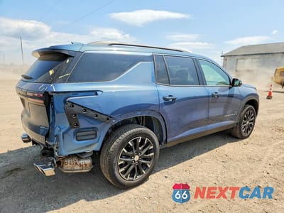 Trzecie zdjęcie samochodu z tyłu: 2024 CHEVROLET TRAVERSE LT VIN:1GNEVGKS7RJ201486 - miniatura