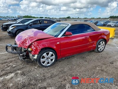 2004 AUDI A4 1.8 CABRIOLET WAUAC48H94K015052 - główne zdjęcie licytacji z USA - miniatura
